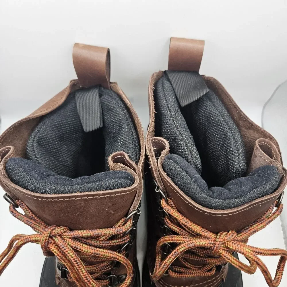L.L. Bean Mens Brown Duck Muck Rugged Outdoors Waterproof Insulated Boots Sz 11M
